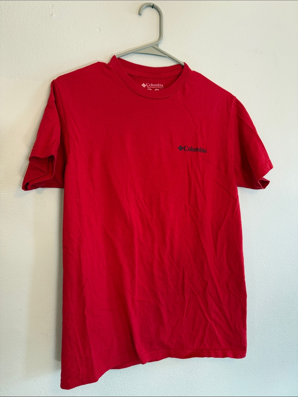 Columbia Red Short-Sleeve Logo Tee